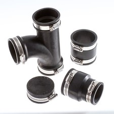 Flexible Rubber Pipe Fittings For Koi Ponds