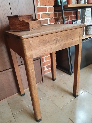 Vintage school bench