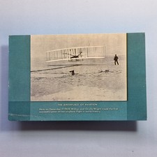 Early Aviation Postcard 1973 Wright Brothers 5Oth Anniversary Postmark