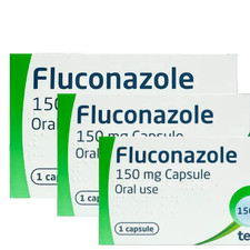 3 x Fluconazole 150mg Capsules - Treatment for Genital Thrush Infection