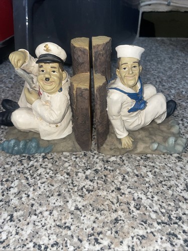 Laurel and hardy bookends - and,