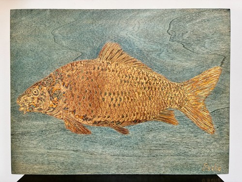 Original painting oils - &, gold