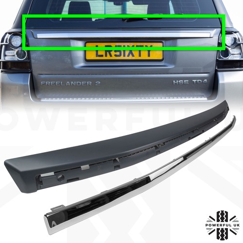 Rear tailgate upgrade panel - upgrade,
