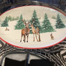 TESCO FROSTED FOREST PATTERN