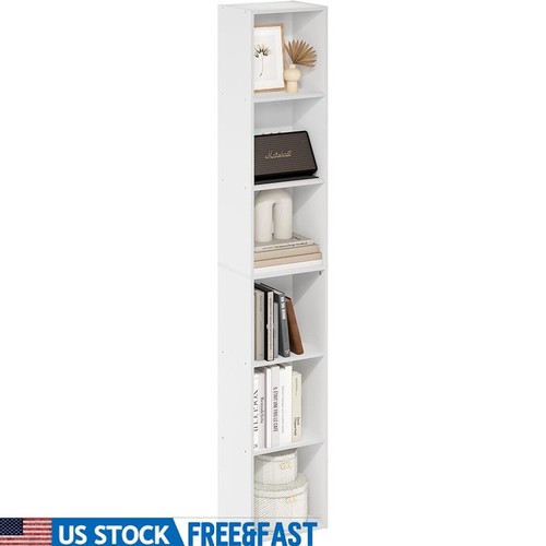 Slim shelf bookcase space - slim, 6-shelf