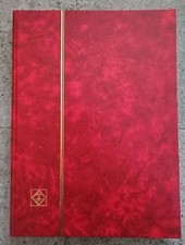 Lighthouse Red 16 page / 32 side White Page Stamp Stockbook 