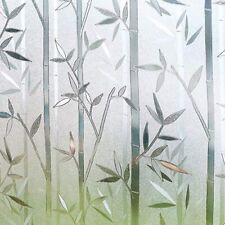 Door Window Film Privacy Static Cling Bubble Free Frost Film Etched Glass Vinyl