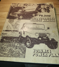1978 JEEP Service Manual Set