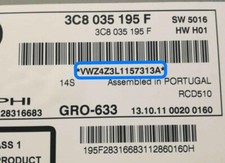 VOLKSWAGEN VW RADIO CODE - Amarok, Arteon, Atlas, Beetle, Bora - Anti Theft Code