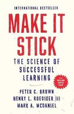 Make It Stick : The Science of Successful Learning Fast Shipping uk item