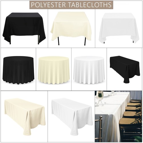 Polyester tablecloth large - polyester,