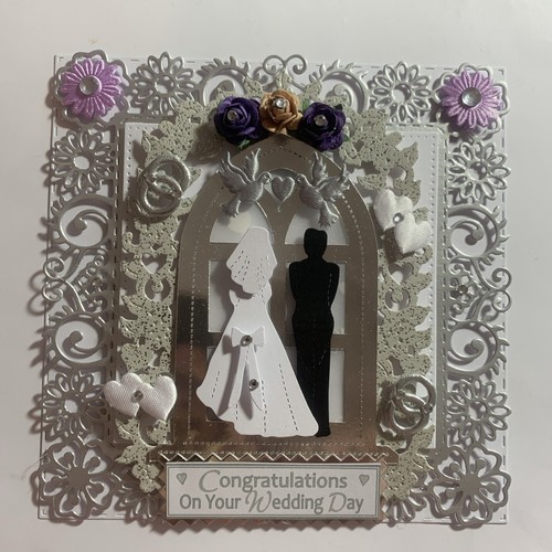 Large wedding card topper - wedding,