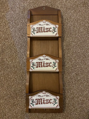Wooden letter rack mail - wooden,