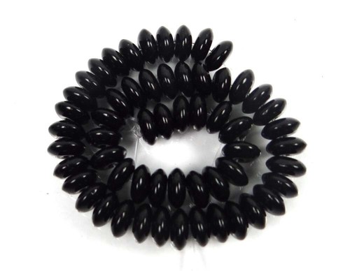 8x3mm black onyx - 8x3mm, abacus