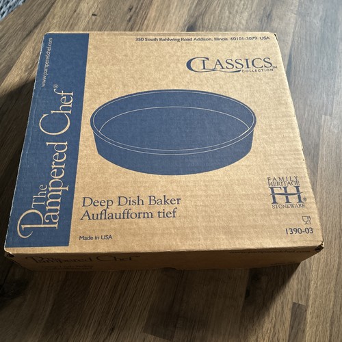 Pampered chef deep - deep, baker