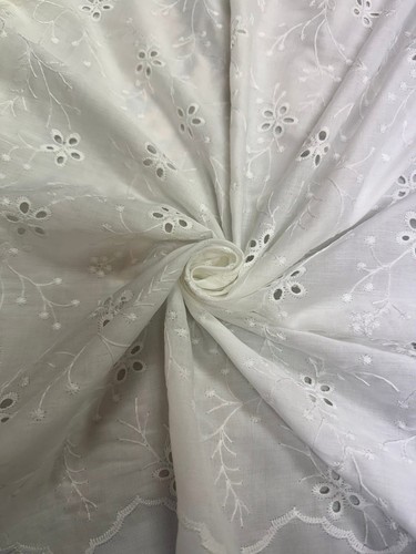 Off white with floral blossom - with,
