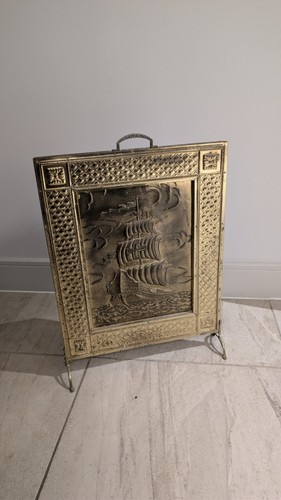 Vintage embossed ship - vintage,