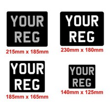 Classic Scooter Number Plates