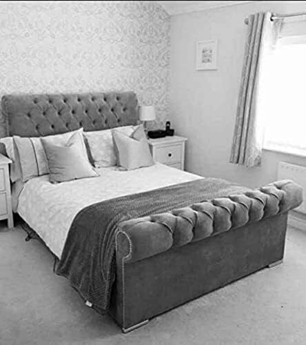 Chesterfield sleigh bed - chesterfield, all