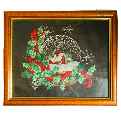 Vintage christmas house snow - vintage,