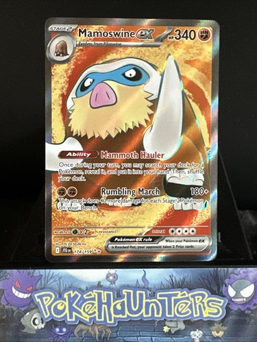 Pokemon card mamoswine - card, ex