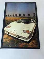 FRAMED Print 1982 Lamborghini