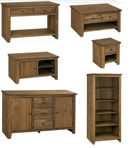 Pine drawer console hall - 2,