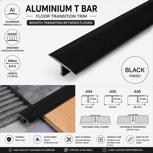 Aluminium bar floor - aluminium,