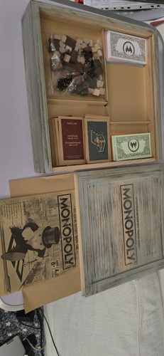 Monopoly wooden edition - monopoly,