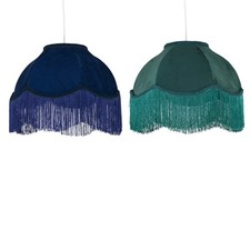 Vintage Design Velvet Fringed