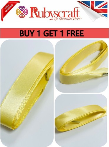 Light yellow satin - light, smooth