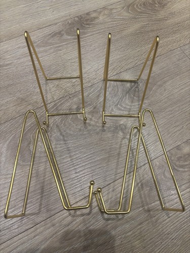 Set gold easel plate - 4,