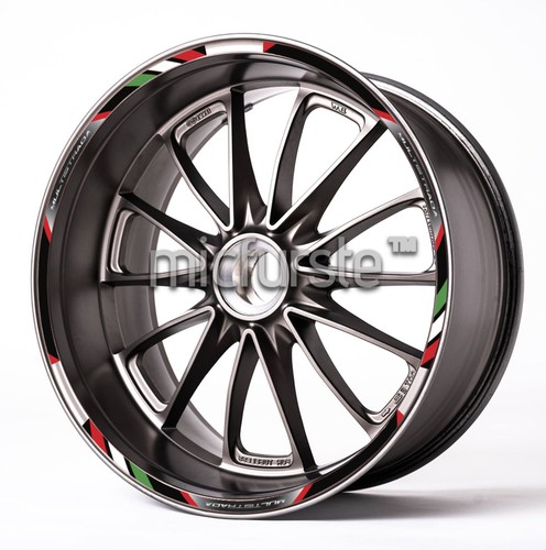Motorcycle wheel decals - 12, rim