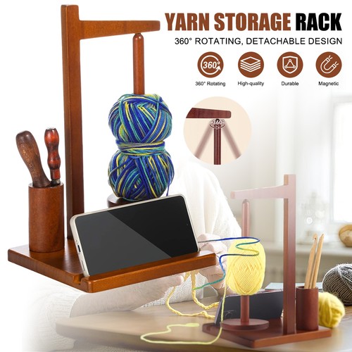 Wooden yarn holder handmade - holder,