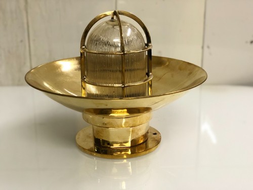 Victorian brass bulkhead - brass,