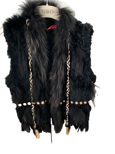 Parisian fur gilet - fur,