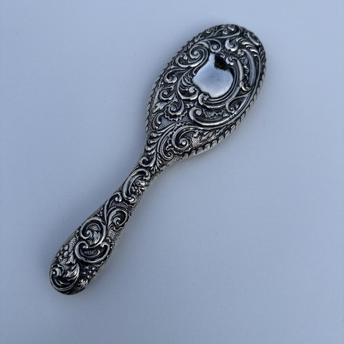 Antique silver hand - hand, mirror