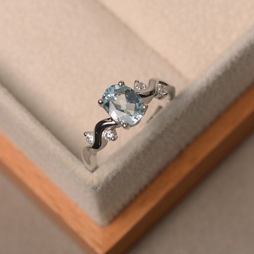 Natural aquamarine - 1.37, &