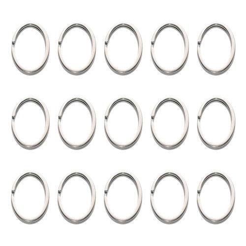 Pcs silver metal key rings - pcs,
