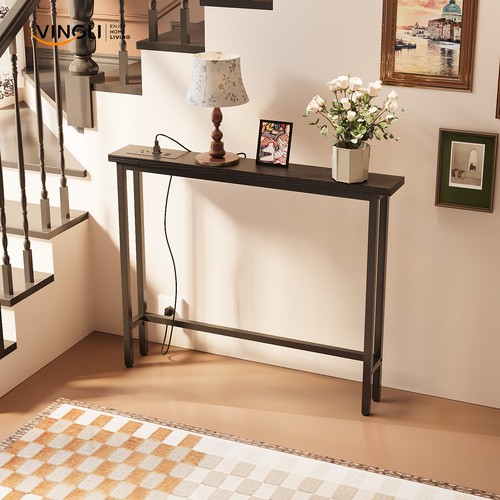 Console table with - console, power