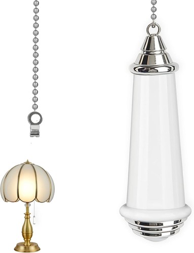 Ceramic bathroom light pull - ceramic,