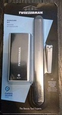 Tweezerman Manicure Kit 4220-R (Nail Clipper, Buffer & Nail Files) Brand New 