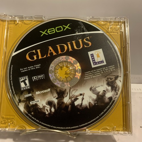 Gladius for xbox disc only - for,