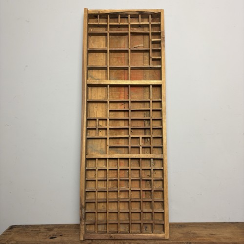 Vintage wooden printers tray - tray,