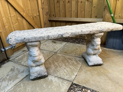 Beautiful straight stone seat - beautiful,