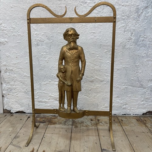 Vintage metal fireplace fire - metal,