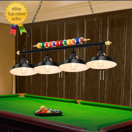 Adjustable pool table lights - table,