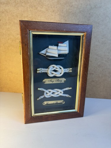 Nautical wooden key cabinet - wooden,