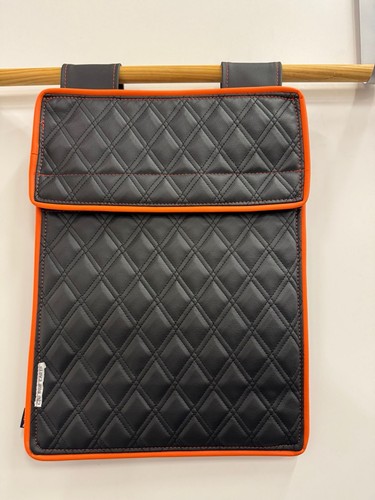 Orange black horse cart bag - orange/black,