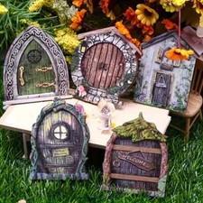 Mini Fairy Garden Door Mini Garden Door Wooden Elf Door Embellishments Wooden UK